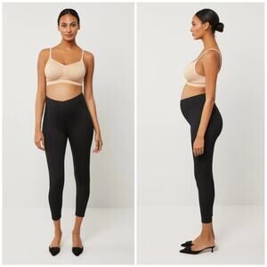 NEW A Pea in The Pod Forever Ponte Maternity Postpartum Legging SIZE M NWT